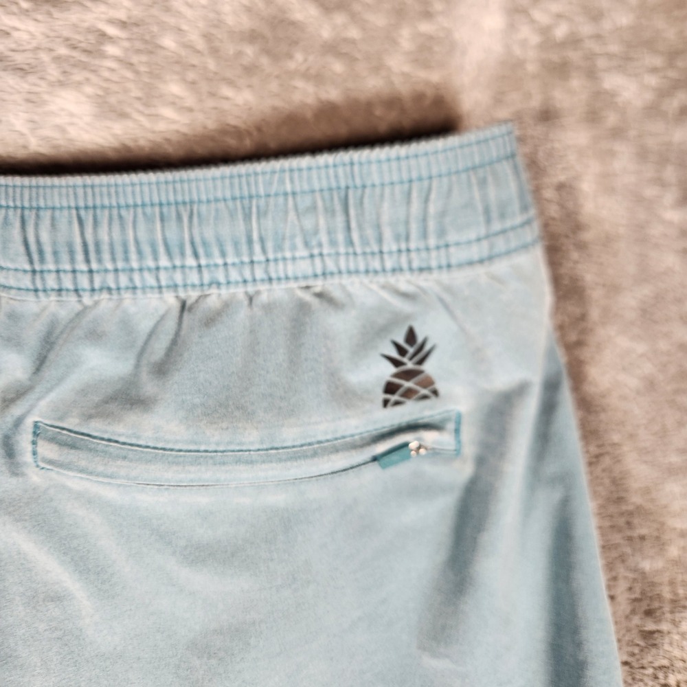 Chubbies Swim Trunks Mens Large Blue 7" Inseam Lined Pockets Drawstring - Picture 8 of 10